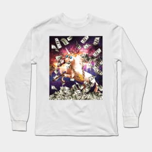 Bling Money Unicorn Thug Long Sleeve T-Shirt